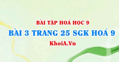 Bài 3 trang 25 SGK Hoá 9: Tính chất Hoá học của Bazơ